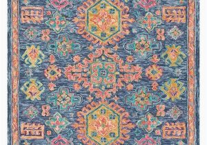 Navy and Coral area Rug Surya Bonifate Bft 1004 area Rugs