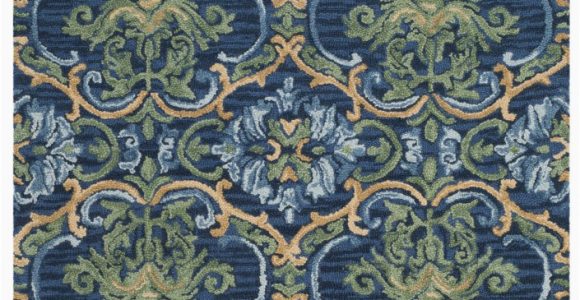 Navy and Green area Rug Safavieh Blossom Blm422a Navy Green area Rug