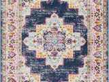 Navy and Pink area Rug Leaver oriental Navy Pink area Rug
