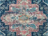 Navy and Pink area Rug Nourison Fusion Fss13 Navy Pink area Rug