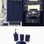 Navy Bathroom Rug Set Buy 22 Piece Bath Accessory Set Navy Blue Flower Bathroom