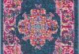Navy Blue and Pink area Rug Abbate oriental Navy Blue Pink area Rug