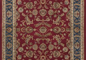 Navy Blue and Red Rug Clarence oriental Red Navy Blue Rug