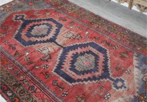 Navy Blue and Red Rug Red Sea Vintage Persian Rug Blue Salvage Vintage Rugs and Handmade Bohemian Home Decor