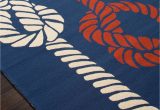 Navy Blue and Red Rug Sea Knotty Navy Blue Red and White area Rug Navy Blue