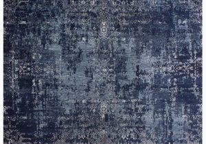 Navy Blue and Silver Rug Elite by Rug Home 1319 Navy Blue Silver Rug