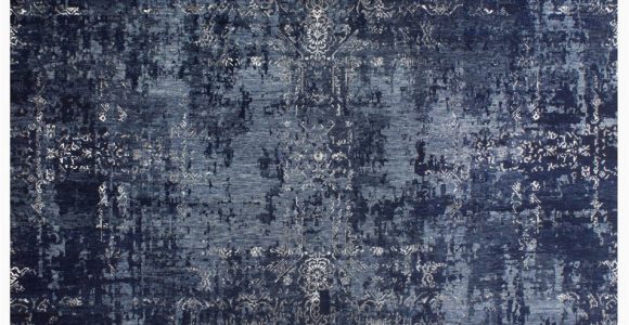 Navy Blue and Silver Rug Elite by Rug Home 1319 Navy Blue Silver Rug