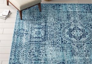 Navy Blue and Teal Rug Cretien oriental Turquoise area Rug