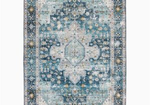 Navy Blue and Turquoise Rug Loomaknoti Americana Indoor Chenille area Rug Overstock.com