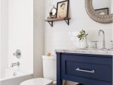 Navy Blue and White Bathroom Rug 5 Navy & White Bathrooms