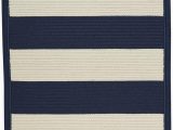 Navy Blue and White Striped Rug Capel Rugs Cabana Stripes 0848 425 Navy Blue White area Rug