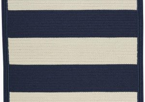 Navy Blue and White Striped Rug Capel Rugs Cabana Stripes 0848 425 Navy Blue White area Rug