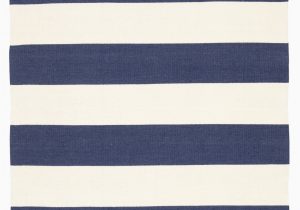 Navy Blue and White Striped Rug Remora Navy Blue Striped Rug