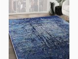 Navy Blue area Rugs Contemporary Industrial Modern Persian Blue Wool Polyester Handcrafted – Etsy.de