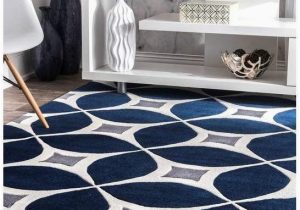 Navy Blue area Rugs Contemporary Langley Street Jamar Handmade Navy Blue/gray area Rug Navy Blue …