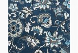 Navy Blue Floral area Rug Take A Look at This Navy Blue Floral Raffin Tremont Rug