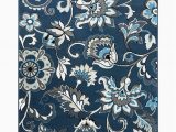 Navy Blue Floral area Rug Take A Look at This Navy Blue Floral Raffin Tremont Rug
