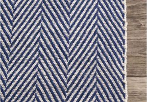 Navy Blue Herringbone Rug Chalet Herringbone Cotton Flatwoven Navy Rug Chalet