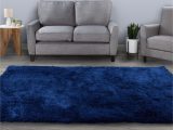 Navy Blue Shaggy Raggy Rug Windsor Home Shag area Rug- Plush Throw Carpet- Cozy Modern Design …