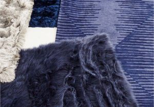 Navy Blue Sheepskin Rug Pin by Marte Paulsen On Carpets and Blankets Faux Fur Rug