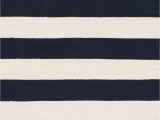 Navy Blue Striped area Rug Dash and Albert Rugs Catamaran Ivory Navy Blue Striped