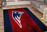 New England Patriots area Rug High Quality] Nfl New England Patriots Wooden Style Living Room …