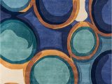 New Wave Collection area Rugs Momeni Rugs New Wave Collection Wool Hand Carved & Tufted Contemporary area Rug 9 6" X 13 6" Blue