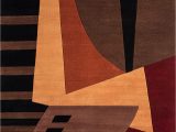 New Wave Collection area Rugs Momeni Rugs New Wave Collection Wool Hand Carved & Tufted Contemporary area Rug 9 6" X 13 6" Pomegranat