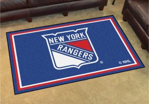 New York Rangers area Rug New York Rangers 4′ X 6′ Decorative Ultra Plush Carpet area Rug