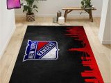 New York Rangers area Rug the Best Selling] Nhl New York Rangers Living Room Home Decor area Rug