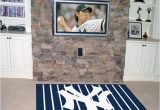 New York Yankees area Rug New York Yankees Team Logo Interior Rug