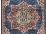 Nicole Miller area Rugs Lowes Bridgeport Home Shangri Shg3 Navy Blue 5 X 8 area Rug