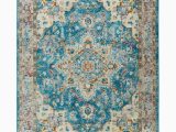 Nicole Miller Parlin area Rug Nicole Miller Parlin Amara Teal Blue 2 7" X 3 11" area Rug