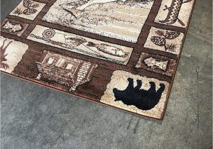 Nightmare before Christmas area Rug Carpet King Cabin Style Big Bass Fish area Rug Design 363