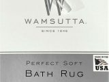 Noble Excellence Bath Rugs New Wamsutta Luxury Perfect soft Bath Rug 17" X 24" In Deep Red