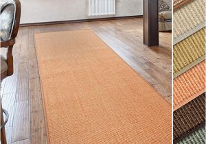 Non Slip area Rugs Home Depot Casa Pura Sisal Rug, Runner, Plain Brown, Natural, Quality Product From Germany, Can Be Combined with Stair Mats, 19 Widths and 18 Lengths.