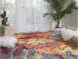 Nourison Prismatic Multicolor area Rug Nourison Prismatic Abstract Multicolor 3’9″ X 5’9″ area Rug, Easy Cleaning, Non Shedding, Bed Room, Living Room, Dining Room, Kitchen (4×6)