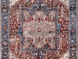 Nuloom Ehtel Medallion Fringe area Rug or Runner Ehtel Medallion Fringe