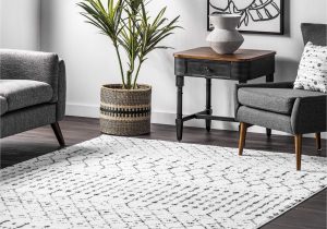 Nuloom Moroccan Blythe area Rug 9×12 Nuloom Moroccan Blythe area Rug, 8′ 10″ X 12′, White and Black