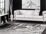 Nuloom Remona Abstract area Rug Nuloom Drea Marble Abstract area Rug, 5′ X 8′, Grey