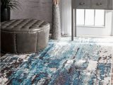 Nuloom Remona Abstract area Rug Nuloom Haydee Abstract area Rug, 5 Ft X 8 Ft, Blue
