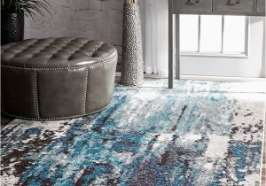 Nuloom Remona Abstract area Rug Nuloom Haydee Abstract area Rug, 5 Ft X 8 Ft, Blue