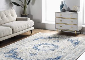 Nuloom Traditional Distressed oriental Blue Grey area Rug Amazon.com: Nuloom Persian Verona Distressed Large area Rug, 9′ X …