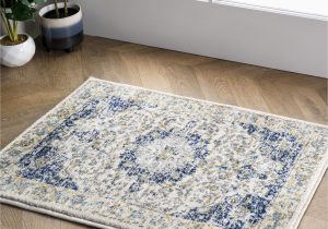 Nuloom Traditional Distressed oriental Blue Grey area Rug Nuloom Persian Verona Distressed area Rug, 3′ X 5′, Blue