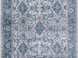 Nuloom Vintage Flourish area Rug Nuloom Anaelle Traditional Vintage area Rug Blue 6 7"x9