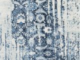 Nuloom Vintage Flourish area Rug Nuloom Armsdale Distressed Ernestina Flourish Glar03a Blue area Rug