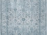 Nuloom Vintage Flourish area Rug Nuloom Floral Elyse Fringe Traditional Vintage area Rug Blue 6 X9