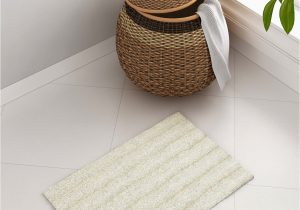 Off White Bathroom Rugs Buy Spaces Swift Dry F White Self Striped Rectangular Bath