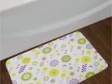 Olive Green Bathroom Rug Set Funky Lilac Apple and Olive Green Floral Bath Rug