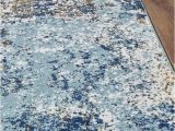 Omie Abstract Modern Turquoise area Rug Luxe Weavers Beverly Collection Blue 2×3 Abstract Polypropylene …